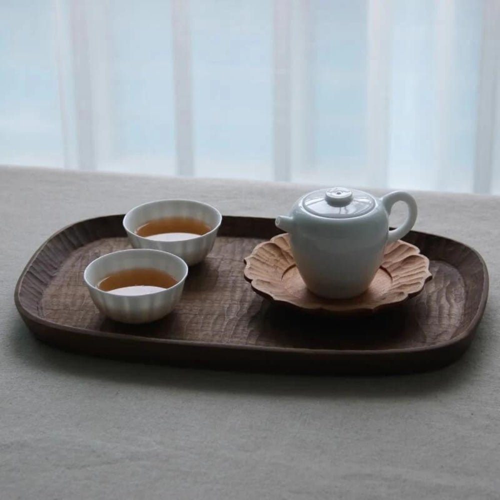 Kendrick Black Walnut Wood Handcraft Serving Tray 32cm
