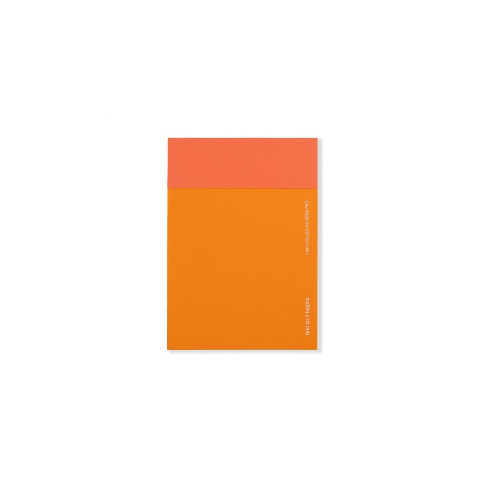 Any Day Now Soft Touch Desk Pad A6 Ruled