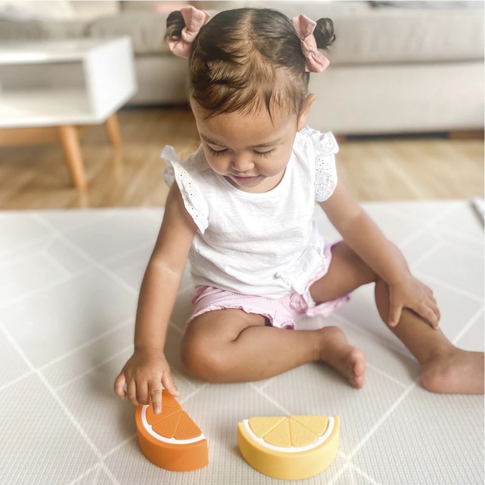 Playground BPA Free Silicone Orange Puzzle