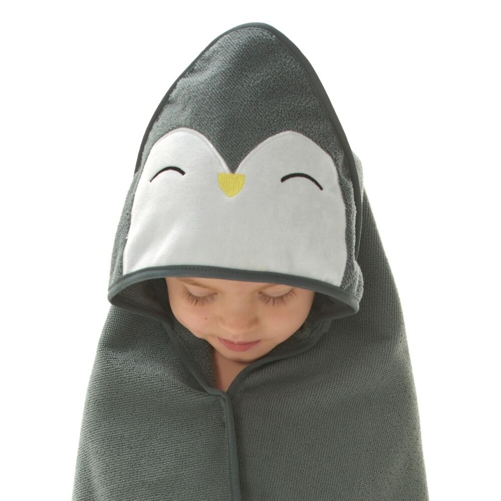 Aroma Home Downtime Hooded Towel - Penguin