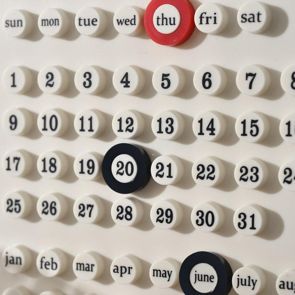 Ring-a-Date Perpetual Desk Calendar