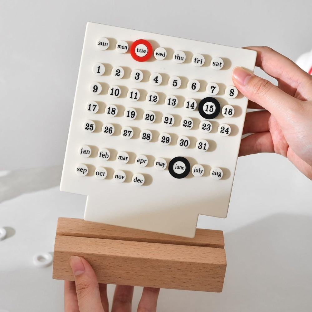 Ring-a-Date Perpetual Desk Calendar