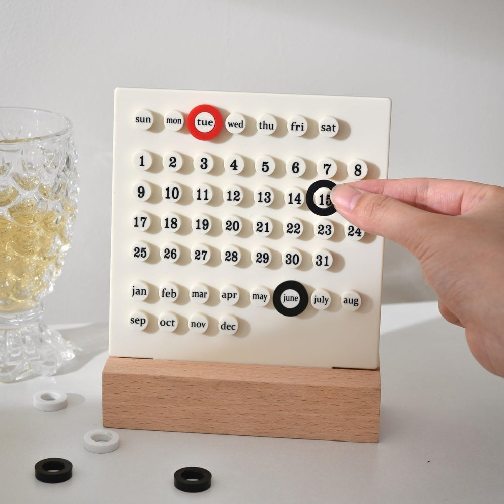 Ring-a-Date Perpetual Desk Calendar