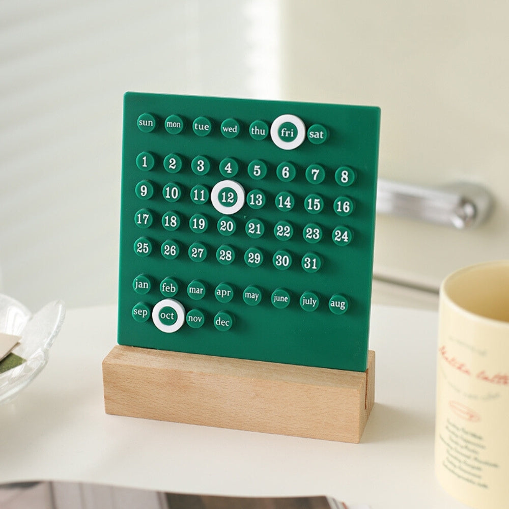 Ring-a-Date Perpetual Desk Calendar