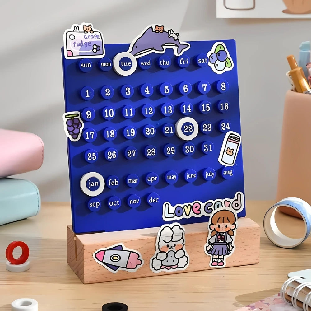 Ring-a-Date Perpetual Desk Calendar