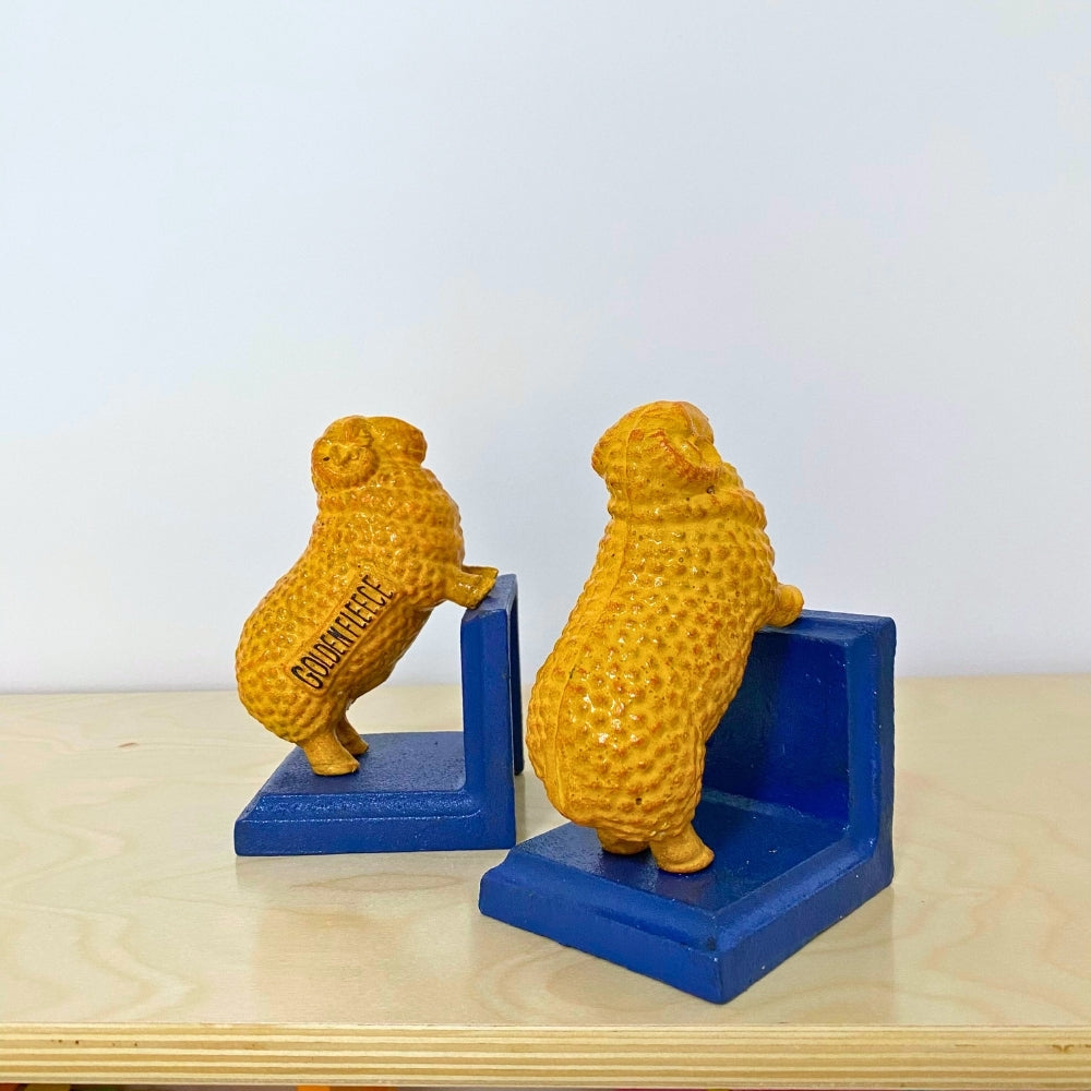 Cast Iron Golden Fleece Bookends
