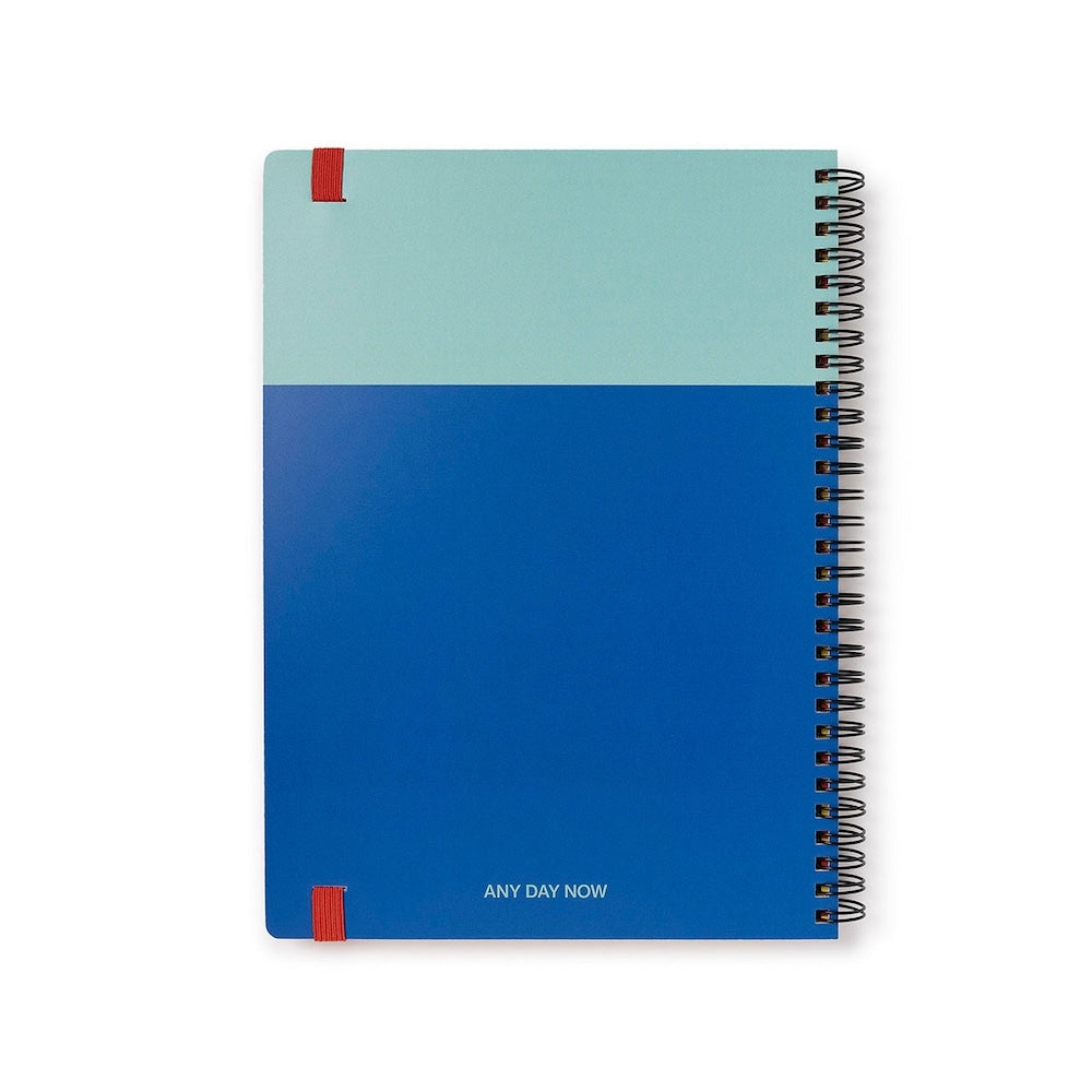 Any Day Now Bright Spiral Notebook Dot Grid B5