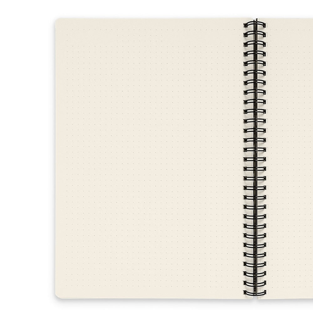 Any Day Now Bright Spiral Notebook Dot Grid B5