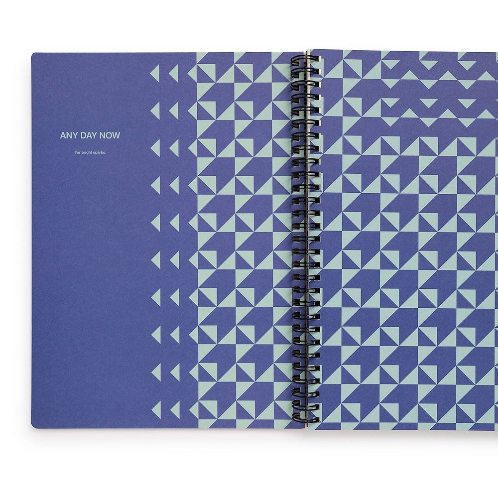Any Day Now Bright Spiral Notebook Dot Grid B5
