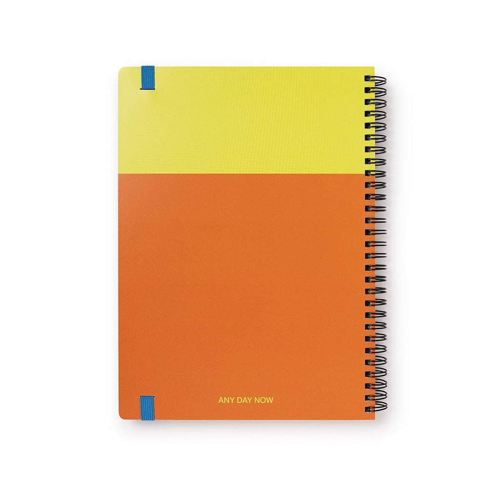 Any Day Now Bright Spiral Notebook Dot Grid B5