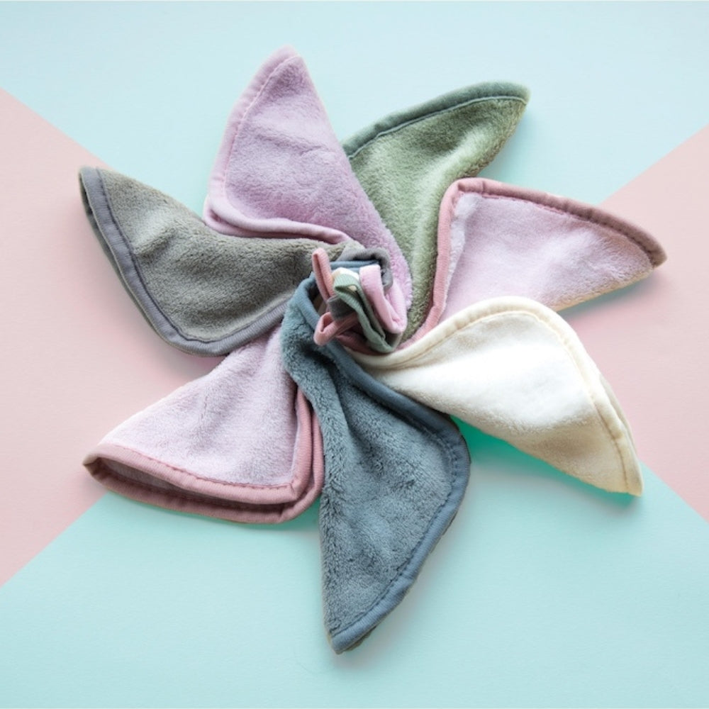 Erase your Face Make Up Removing Cloths (Set of 7) Pastels