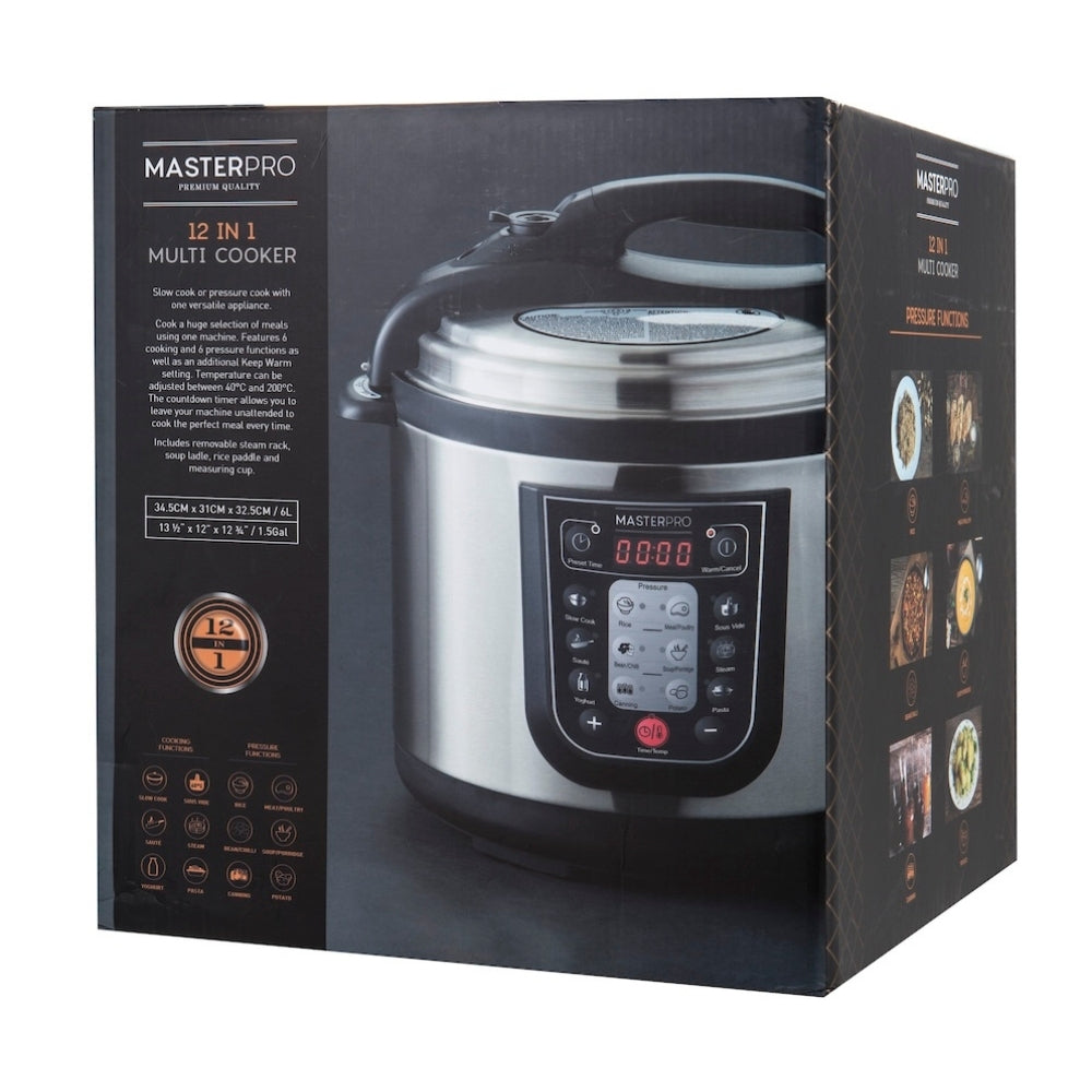MasterPro 12 in 1 Multi Cooker