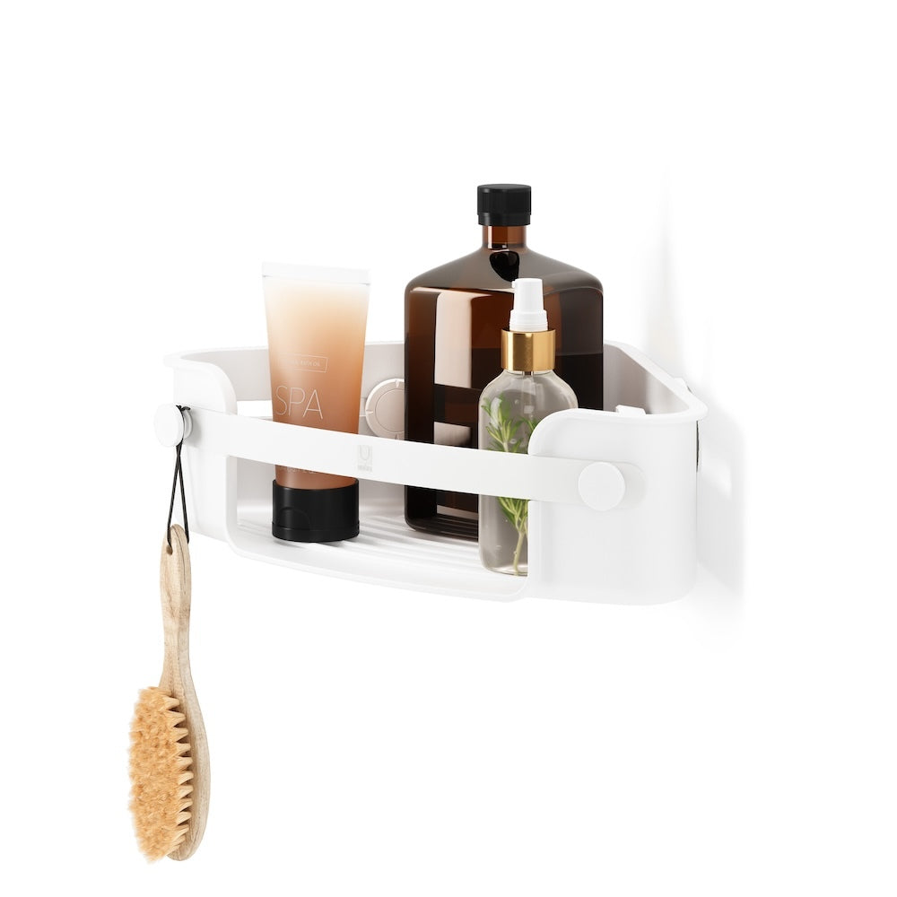 UMBRA Flex Gel Lock Corner Suction Caddy Shelf