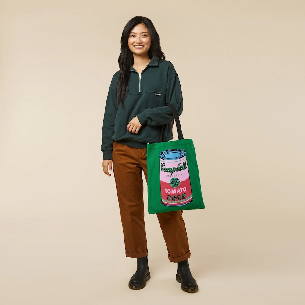 Galison Andy Warhol Soup Can Tote Bag Shopper