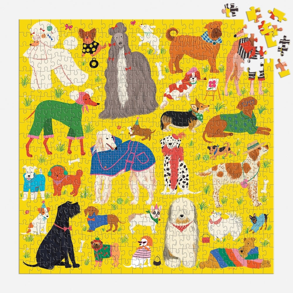 Galison Fashionable Dogs Puzzle 500pc