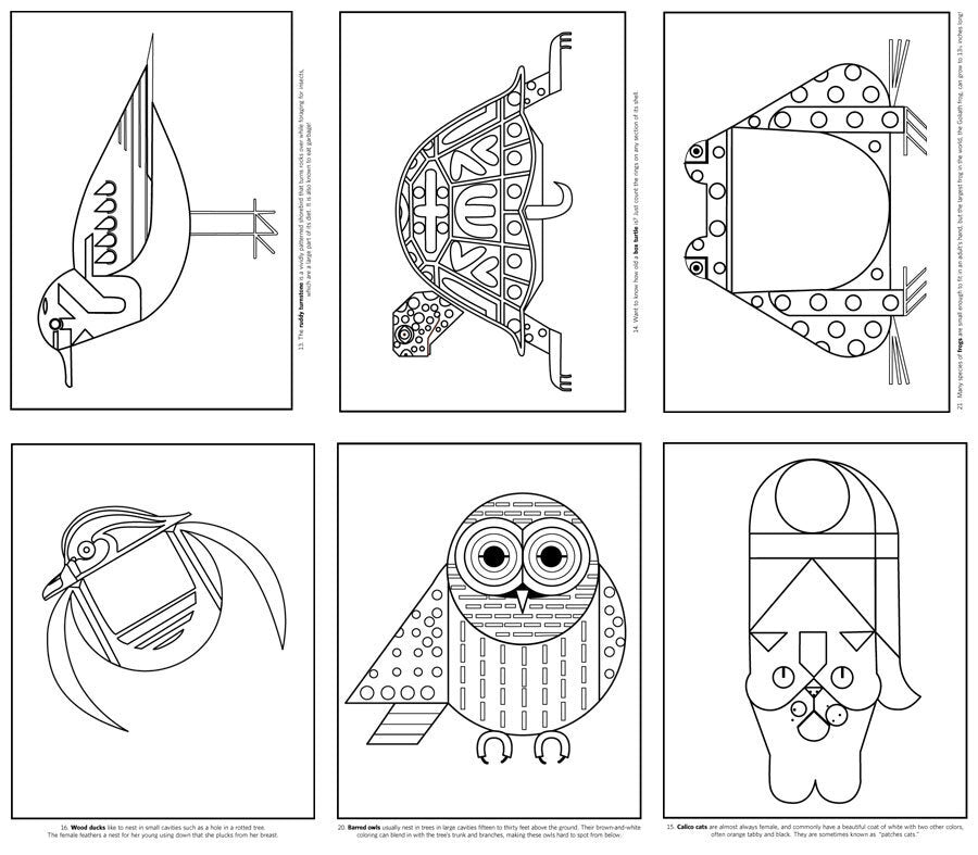 Pomegranate Charley Harper: Volume 2 Coloring Book