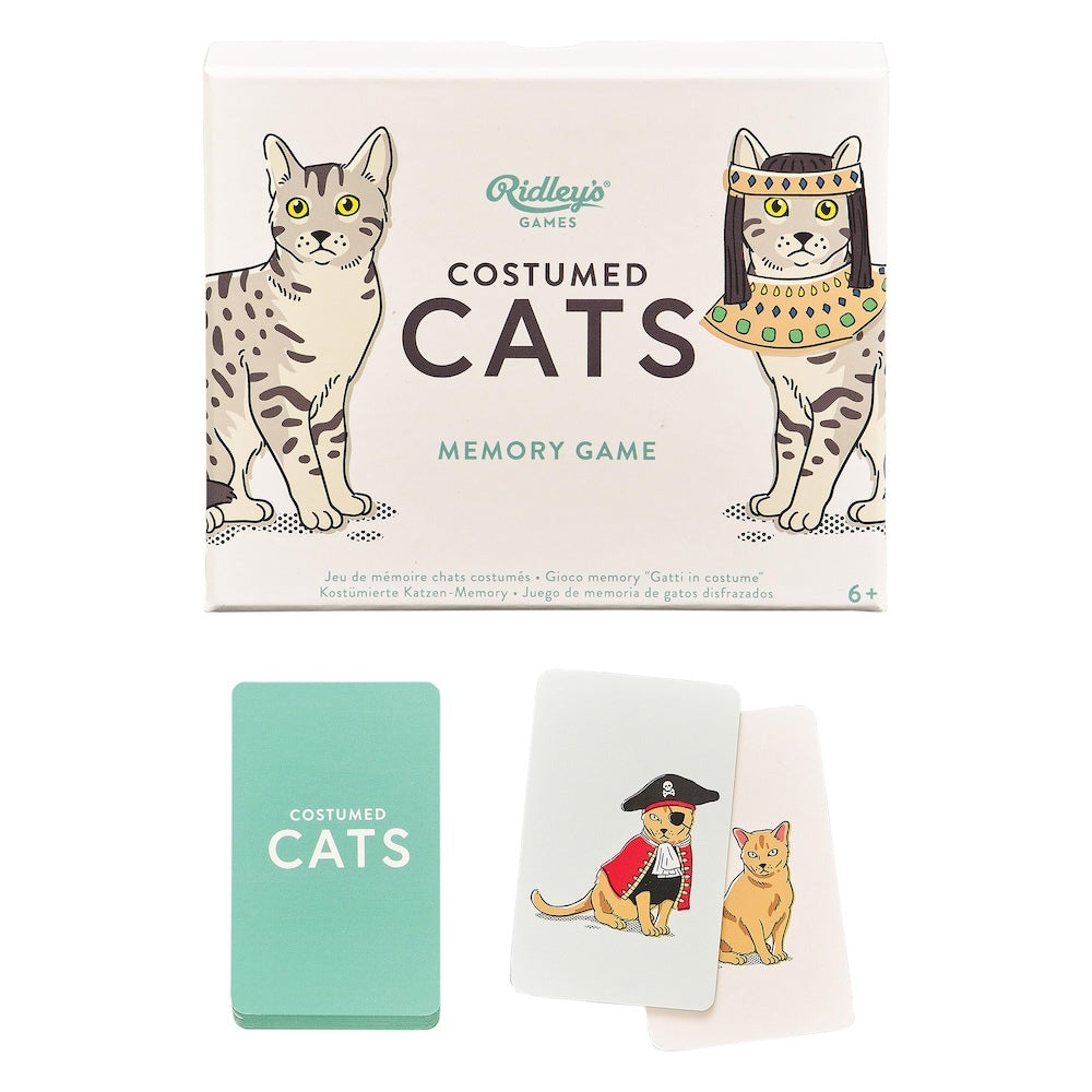 Ridley's Costumed Cats Memory Card Game