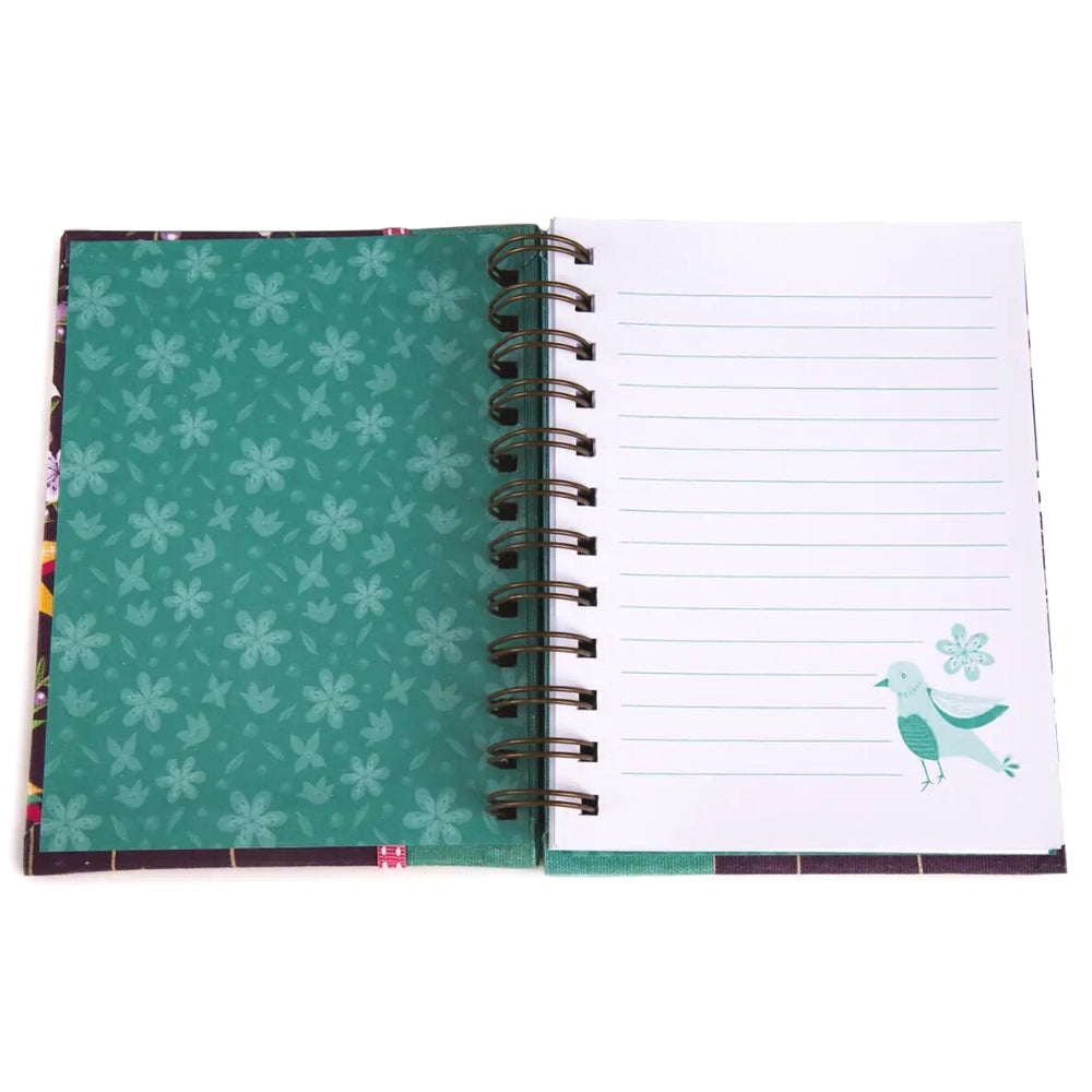 Pepperpot Blossom Birds Spiral-Bound Journal Small
