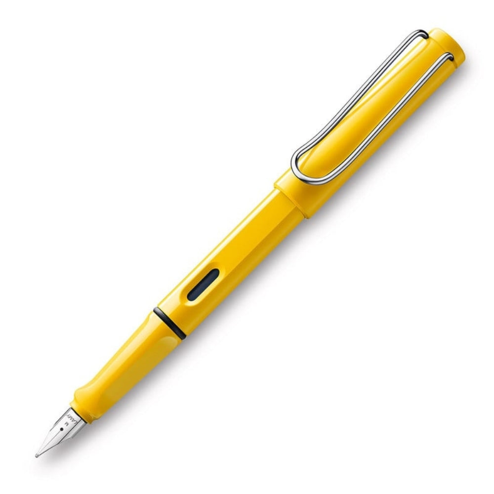 LAMY Fountain Pen Medium Yellow with Karst A6 Pocket Journals Tumeric and Pinot Gift Set