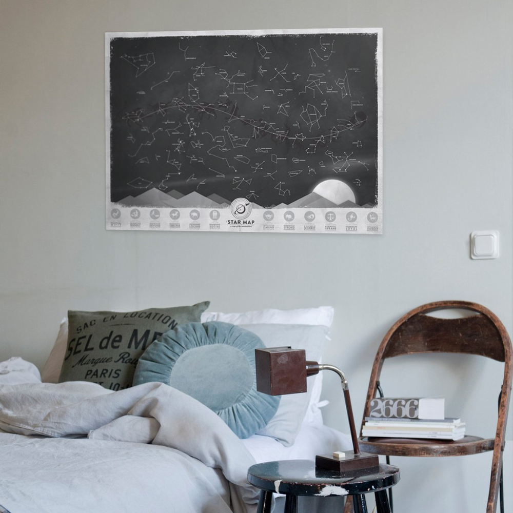 Luckies of London Glow In the Dark Star Map