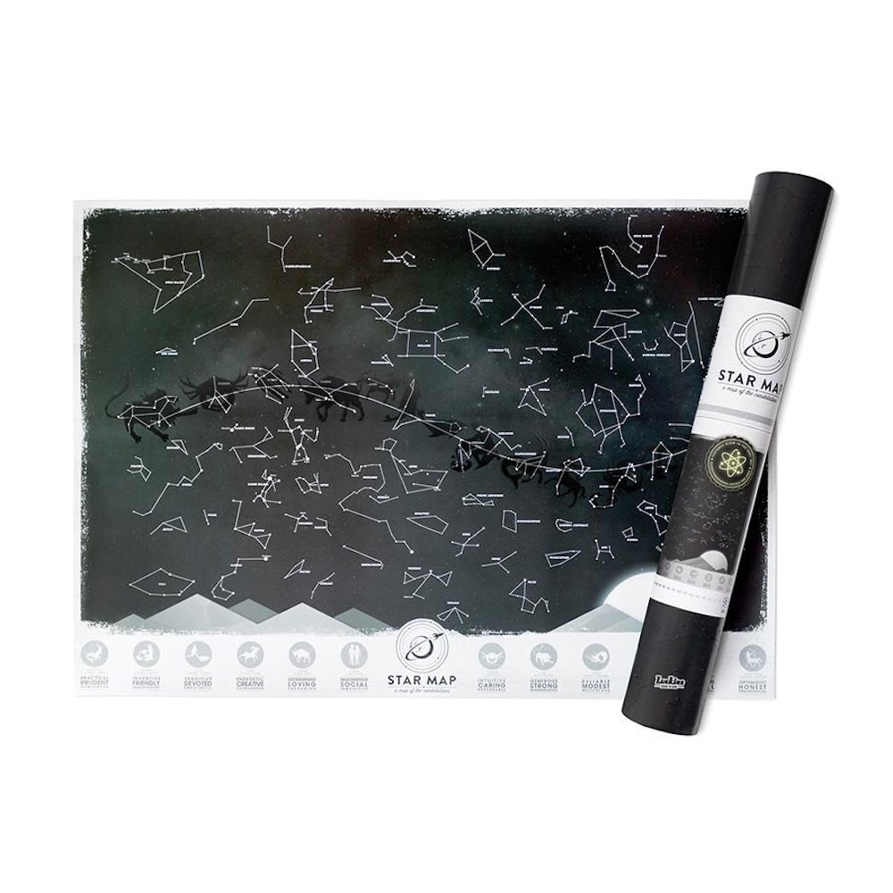 Luckies of London Glow In the Dark Star Map