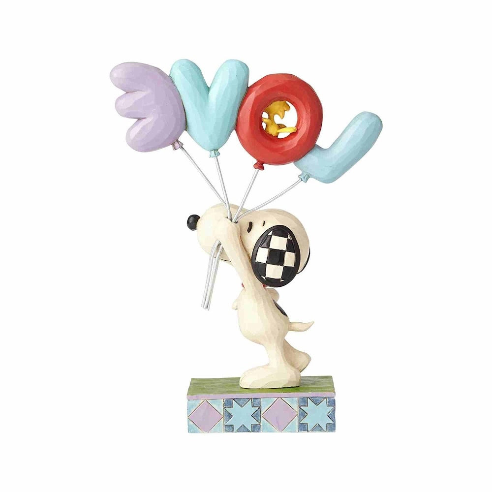 Peanuts by Jim Shore Snoopy with LOVE Balloon 19cm