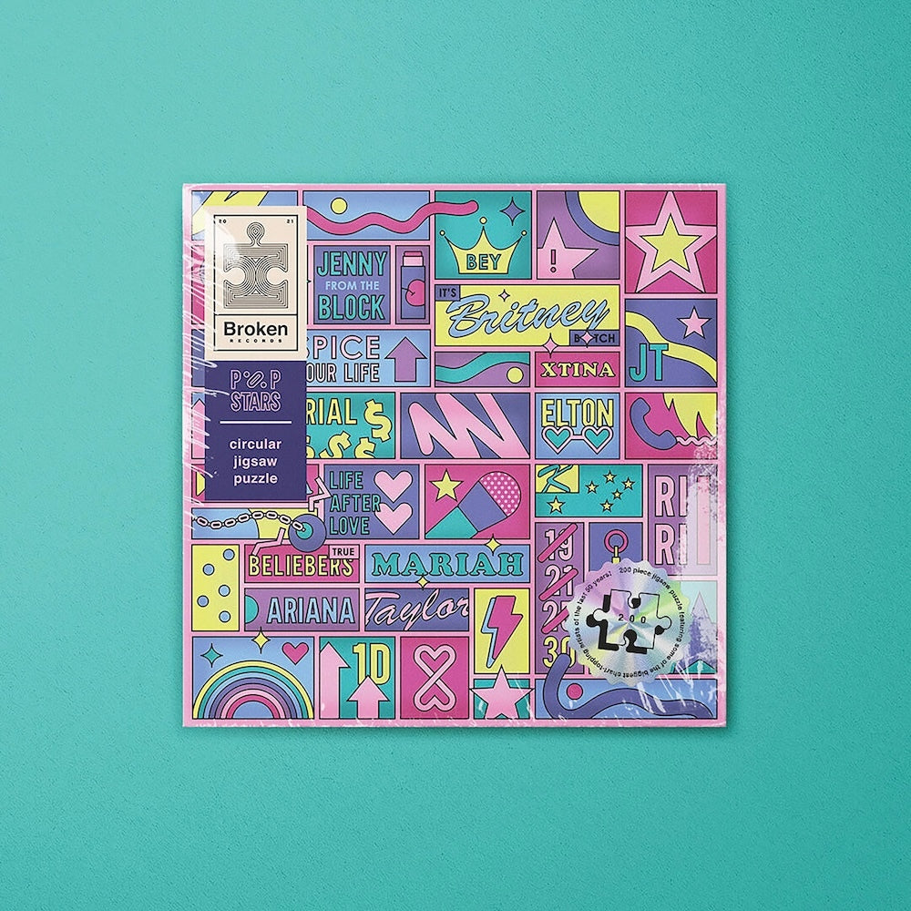 Luckies Broken Records Puzzle Pop Star 200 Piece
