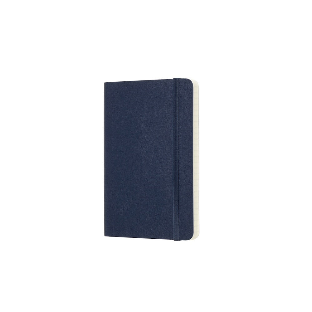Moleskine Classic Soft Cover Notebook - Grid - Pocket - Sapphire Blue