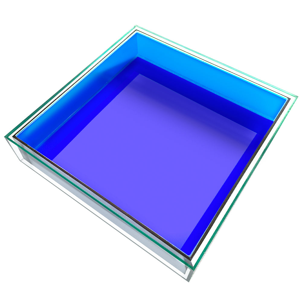 Dazzling Colourful Acrylic Tray 25cm