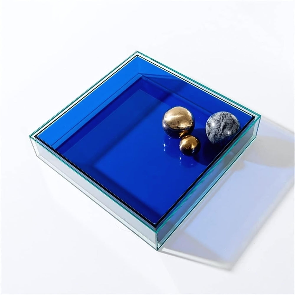 Dazzling Colourful Acrylic Tray 25cm