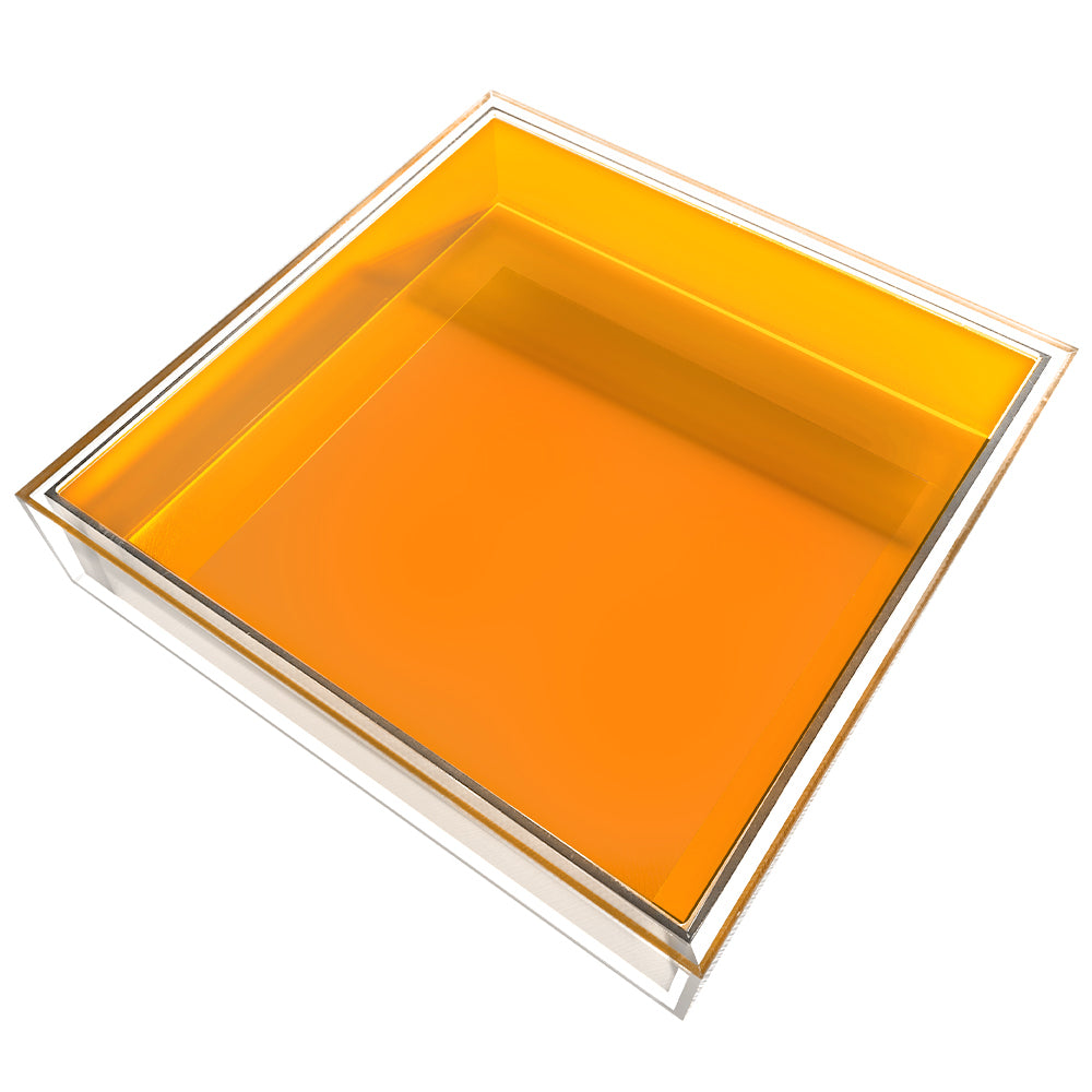 Dazzling Colourful Acrylic Tray 25cm
