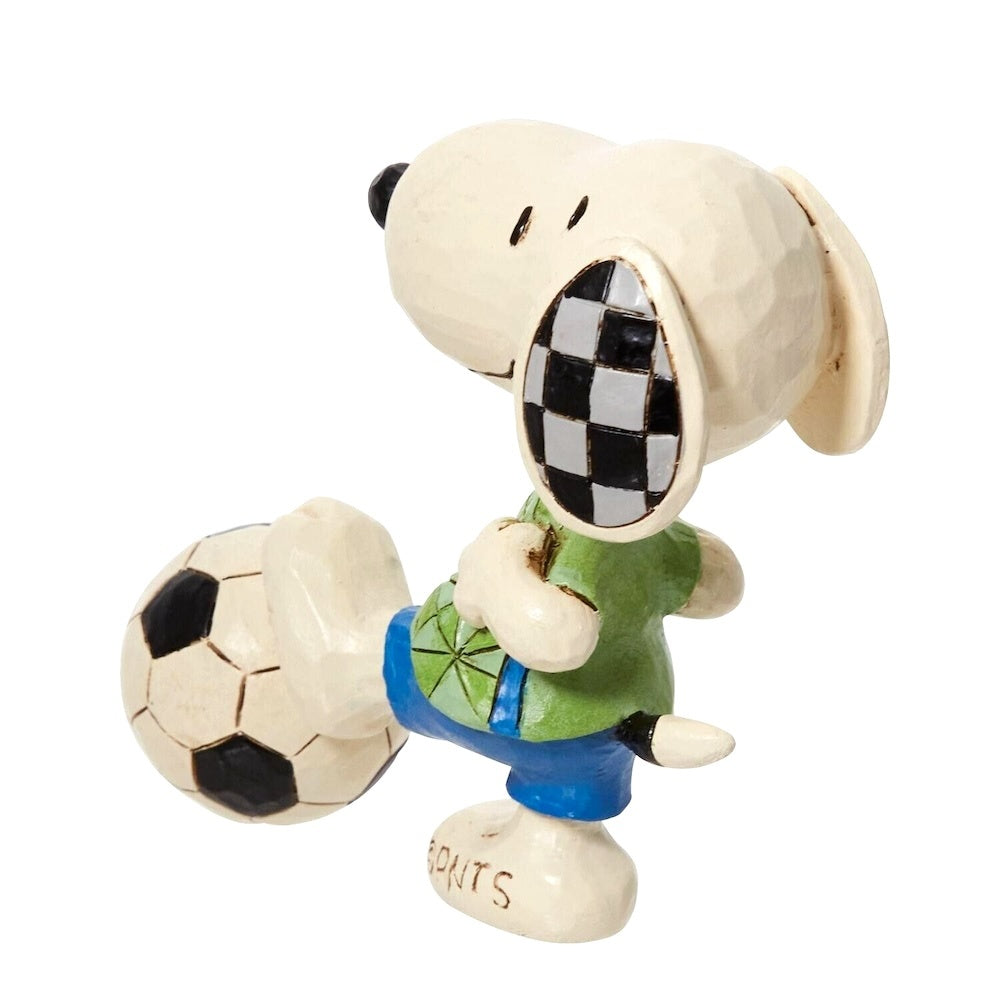 Peanuts by Jim Shore Mini Snoopy Soccer 9cm