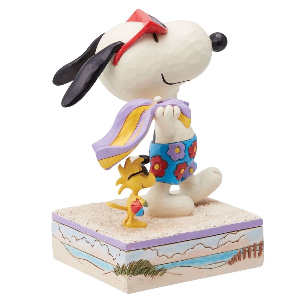 Peanuts by Jim Shore Snoopy and Woodstock Beach Day