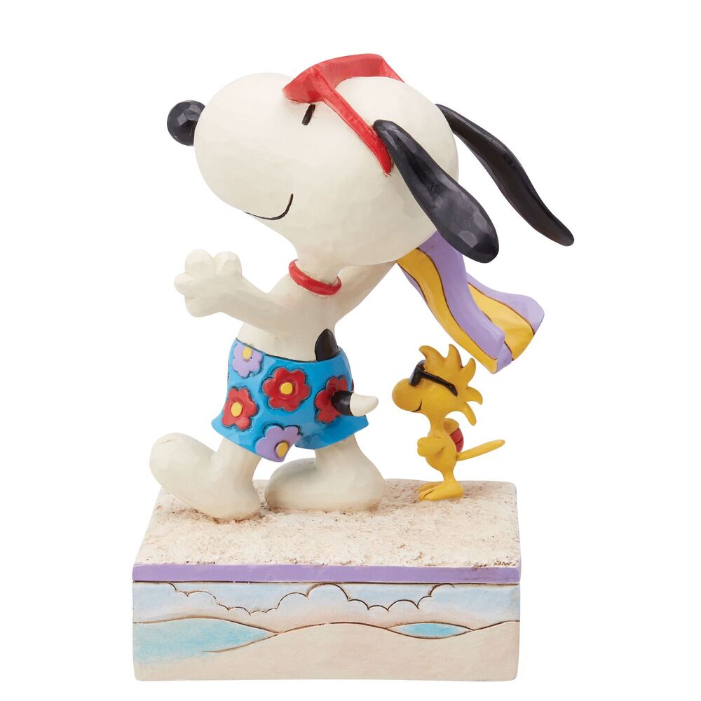 Peanuts by Jim Shore Snoopy and Woodstock Beach Day