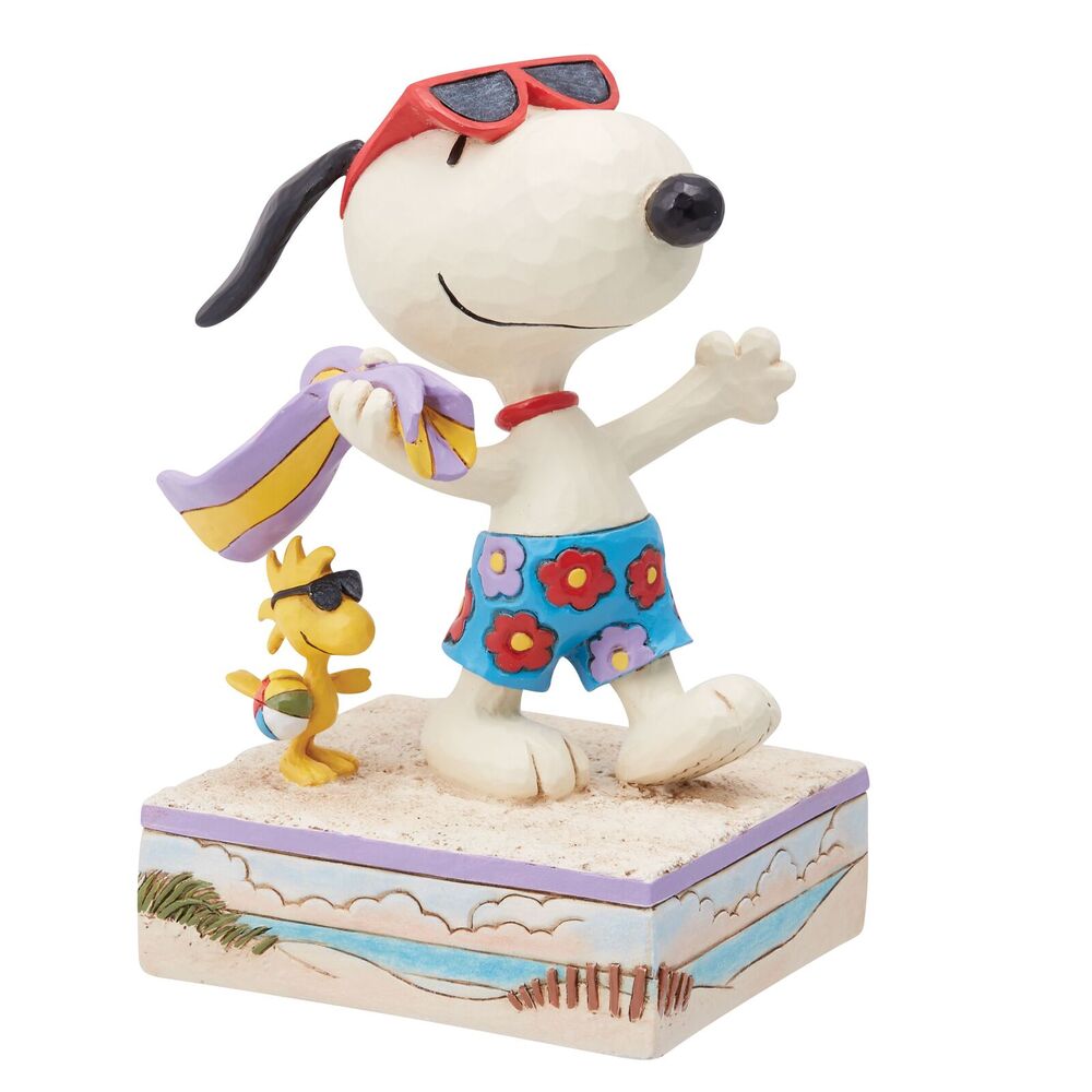 Peanuts by Jim Shore Snoopy and Woodstock Beach Day