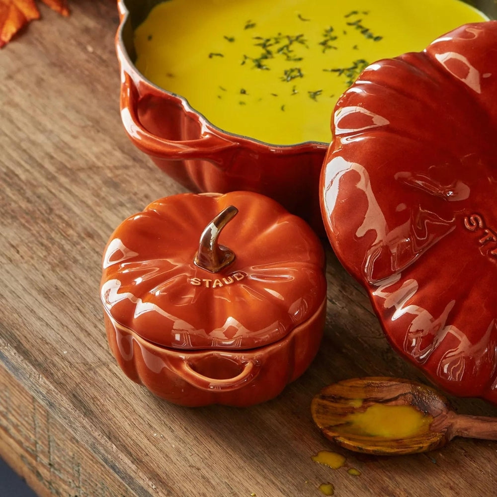 Staub Mini Pumpkin Ceramic Cocotte