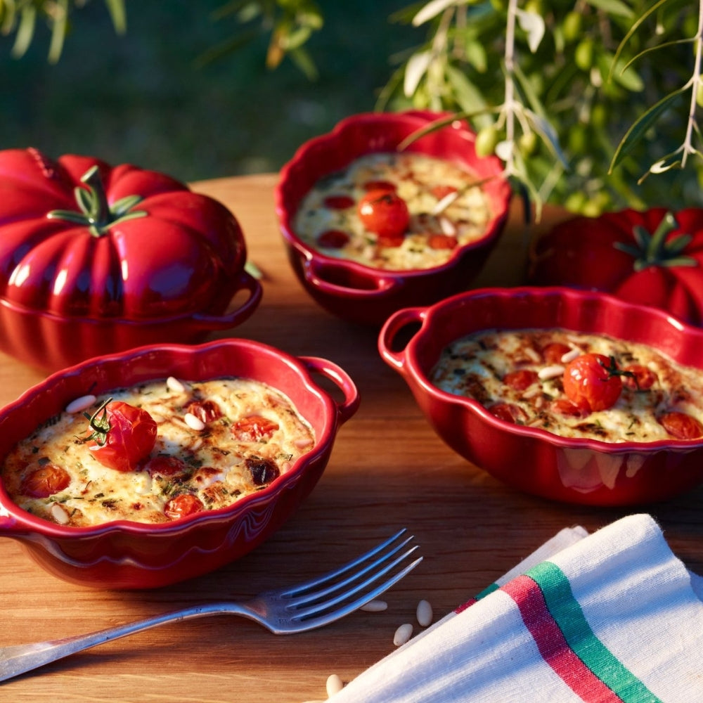 Staub Mini Tomato Ceramic Cocotte