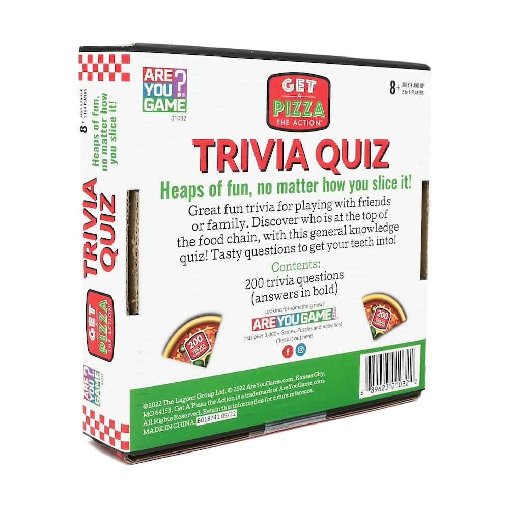 Lagoon Get A Pizza The Action Trivia Quiz
