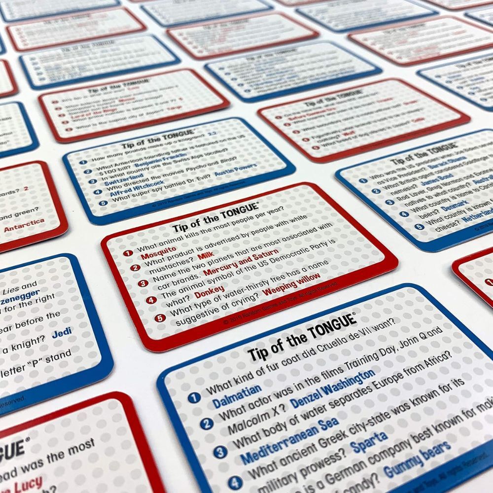 University Games Tip of the Tongue Trivia Game