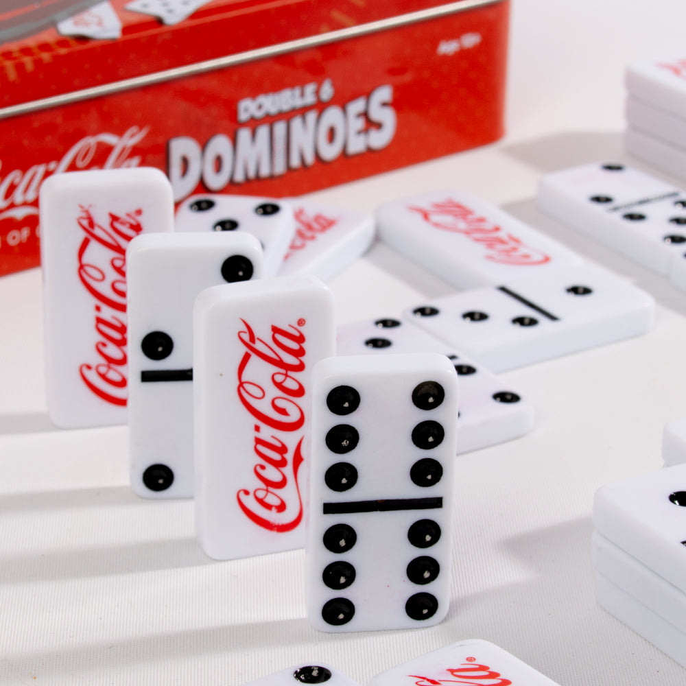 Coca-Cola Double 6 Dominoes Tin