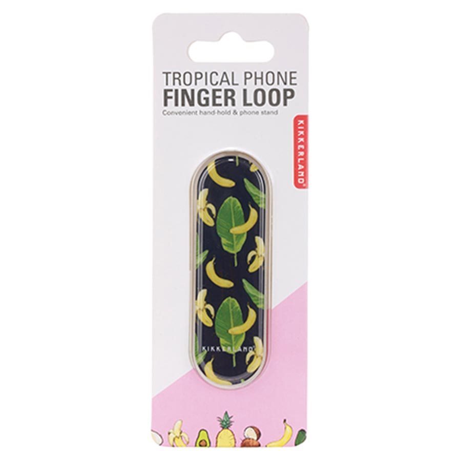 Kikkerland Tropical Phone Finger Loop (Assorted)