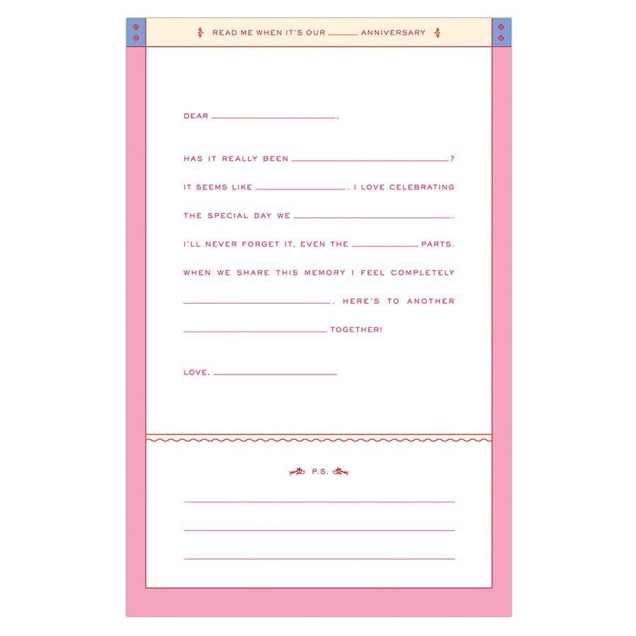 Knock Knock Letters to the Love of My Life Read Me When Box