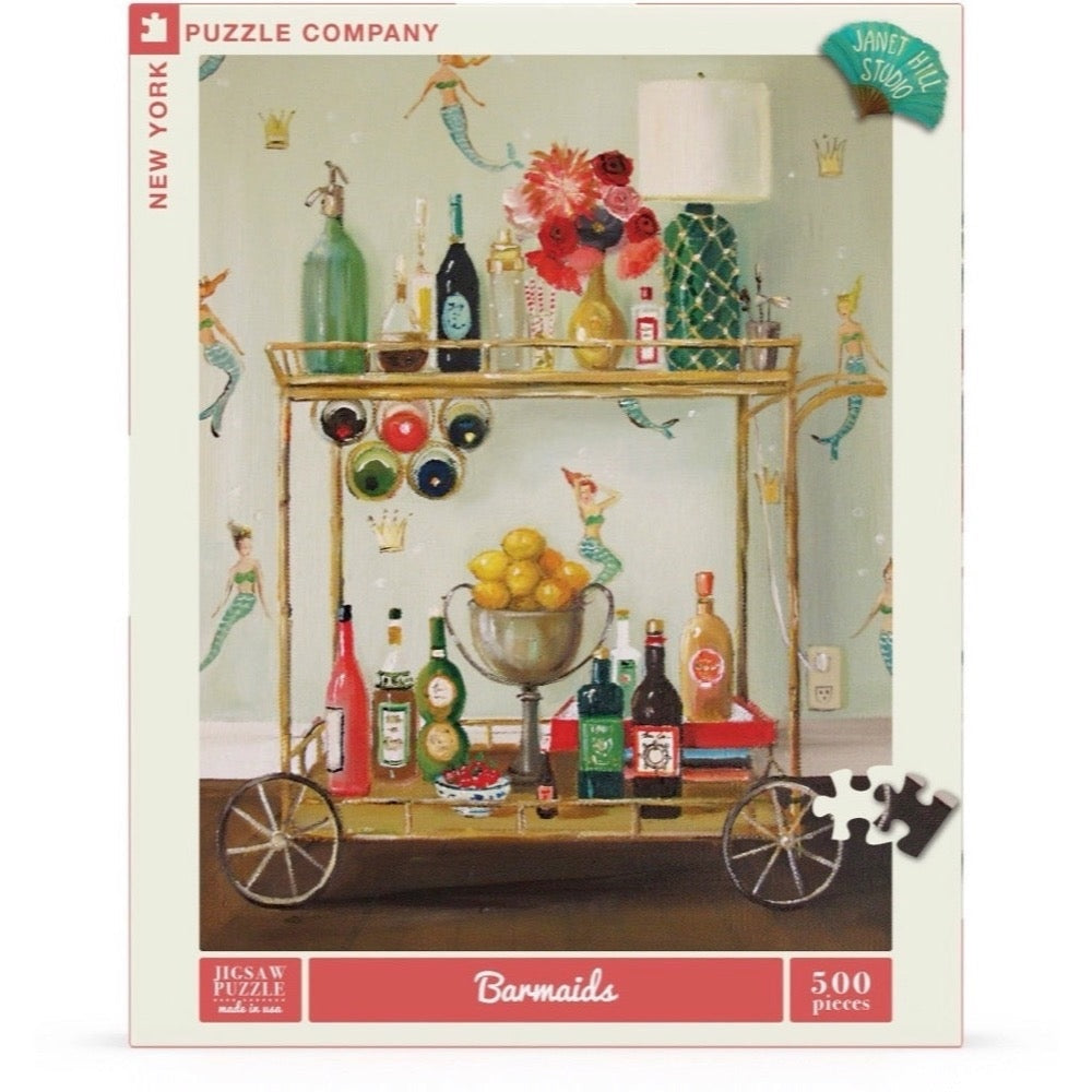New York Puzzle Company 500 Piece Puzzle Barmaids