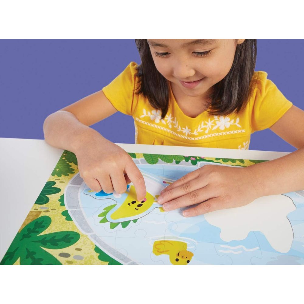 Peaceable Kingdom Scratch & Sniff Puzzle 77 Piece Fruity Pool Party