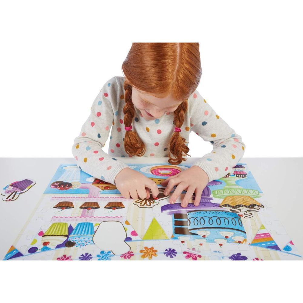 Peaceable Kingdom Scratch & Sniff Puzzle 82 Piece Sweet Smells Bakery