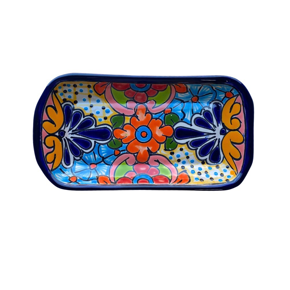 Mexican Talavera Serving Plate 22cm