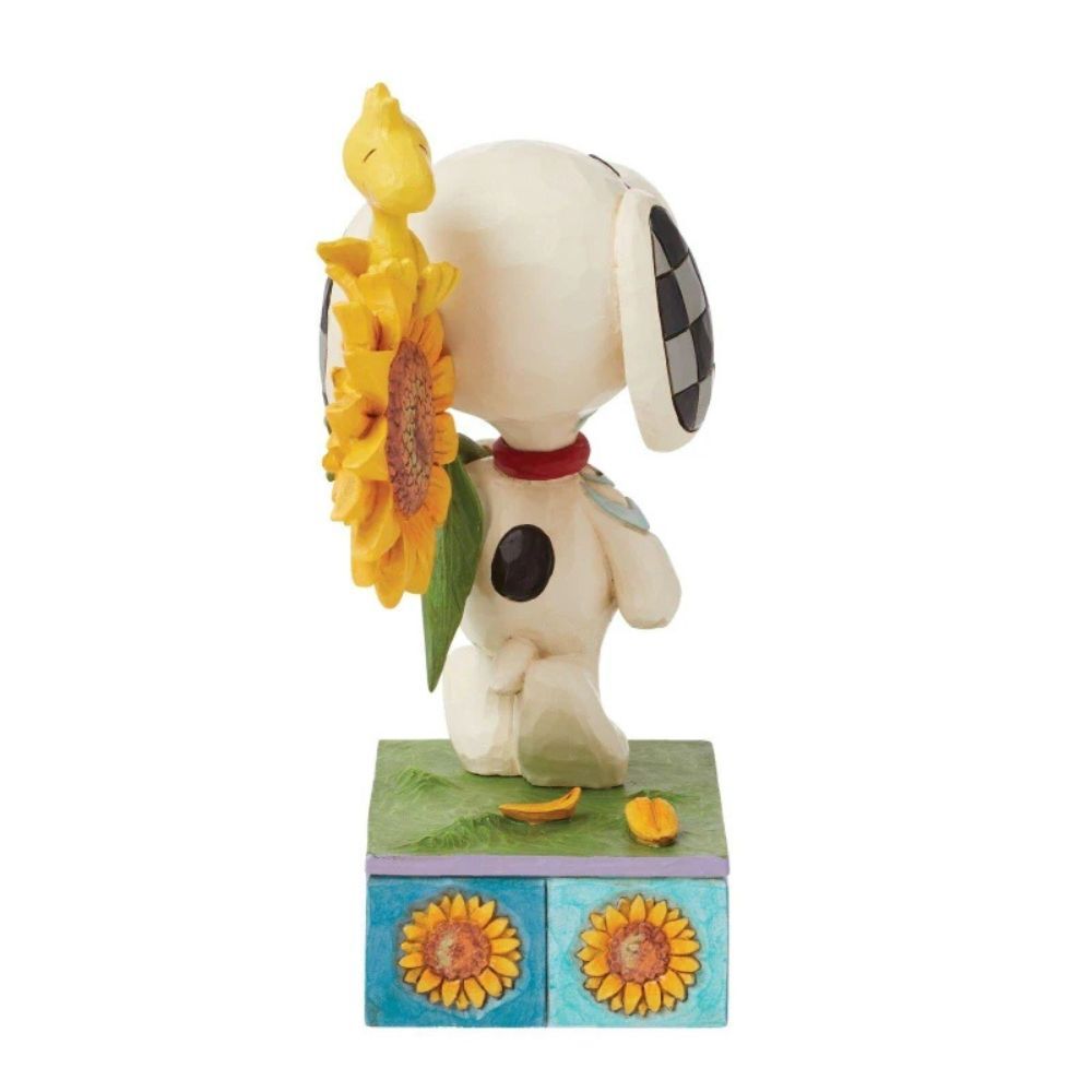 Peanuts by Jim Shore Snoopy & Woodstock with Sunflower