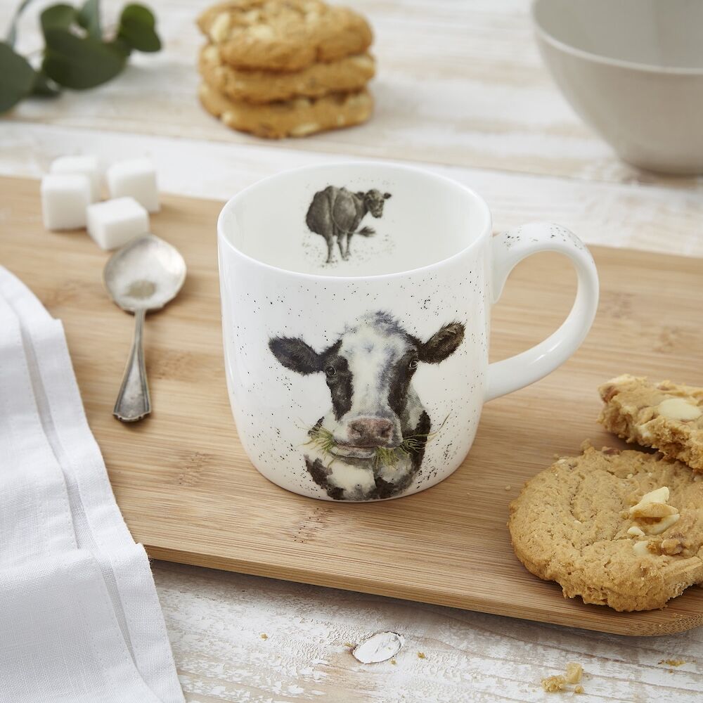 Royal Worcester Wrendale Designs Mug - Cow