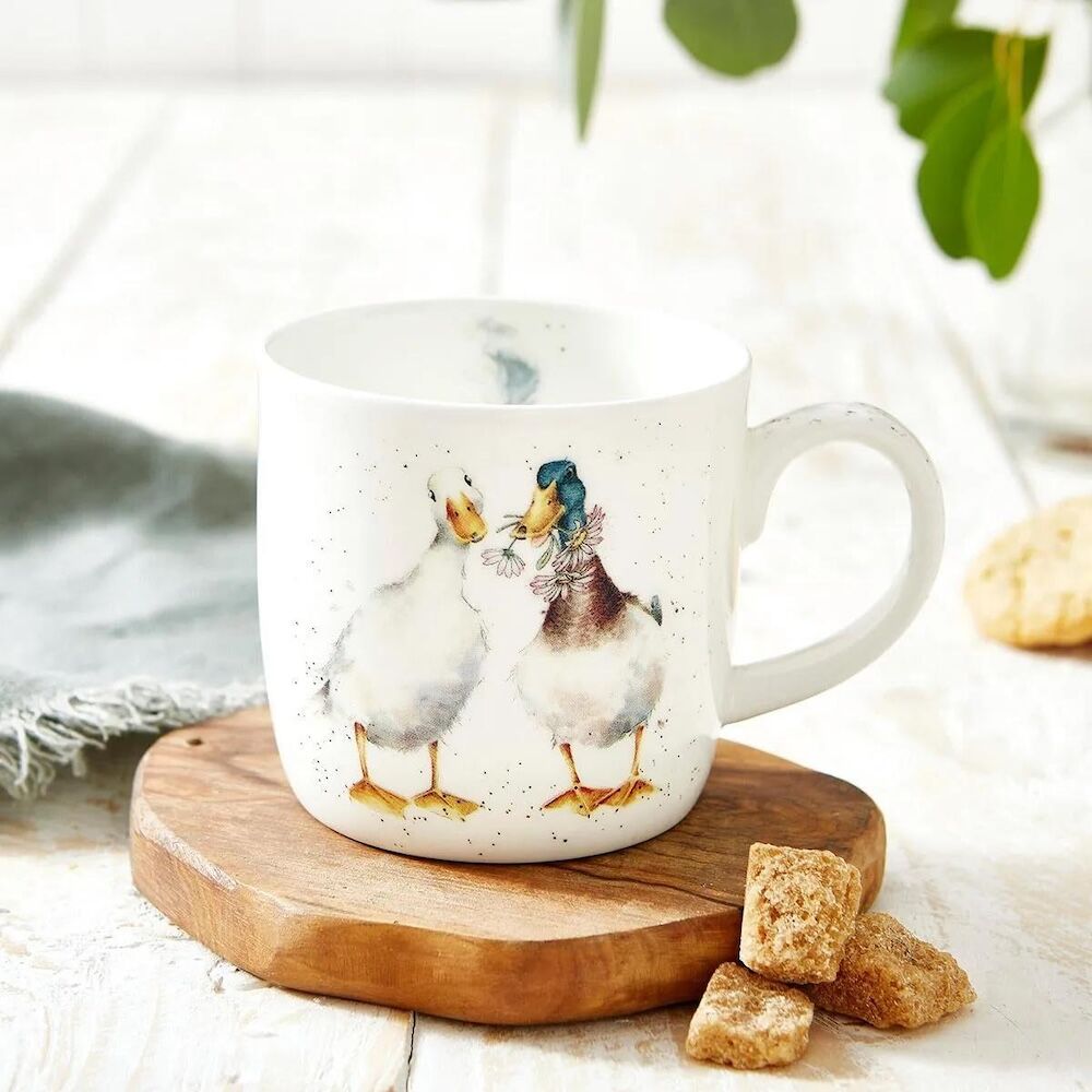 Royal Worcester Wrendale Designs Mug - Ducks Love