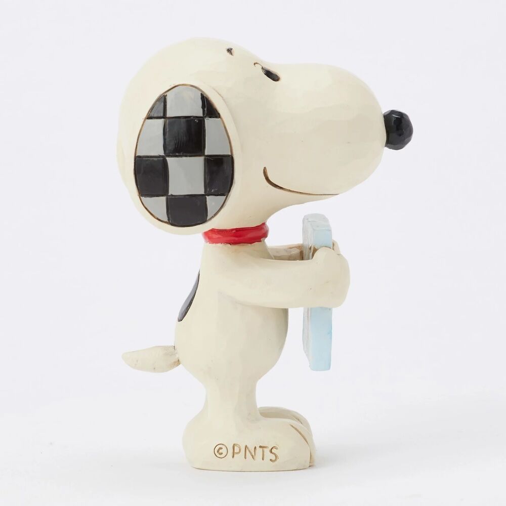 Peanuts by Jim Shore Mini Snoopy with Love Sign